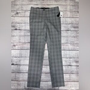 New Violets & Roses Gray Plaid Pants